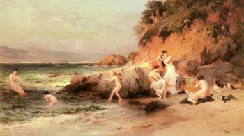 費德裡科 亞瑟 佈裡奇曼 The Bathing Beauties